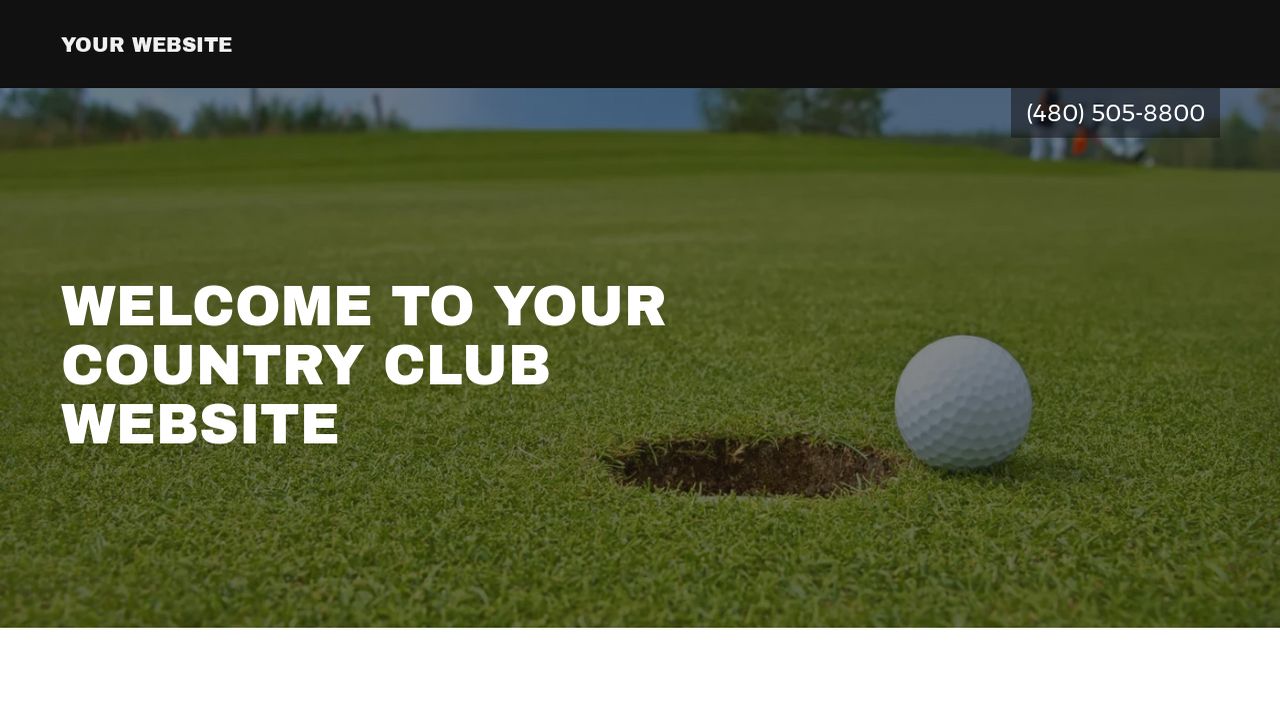 Example 4 Country Club Website Template | GoDaddy - 1280 x 720 jpeg 98kB