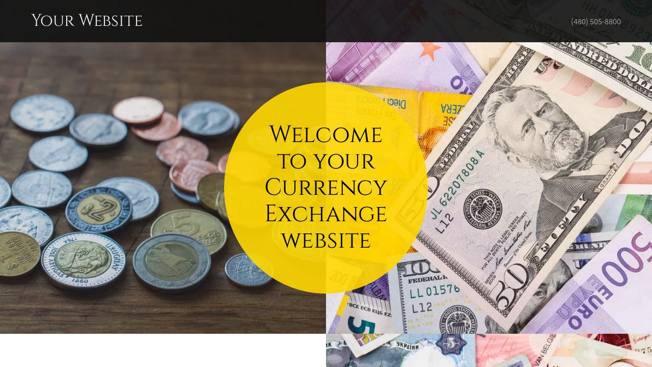 Currency Exchange Website Template