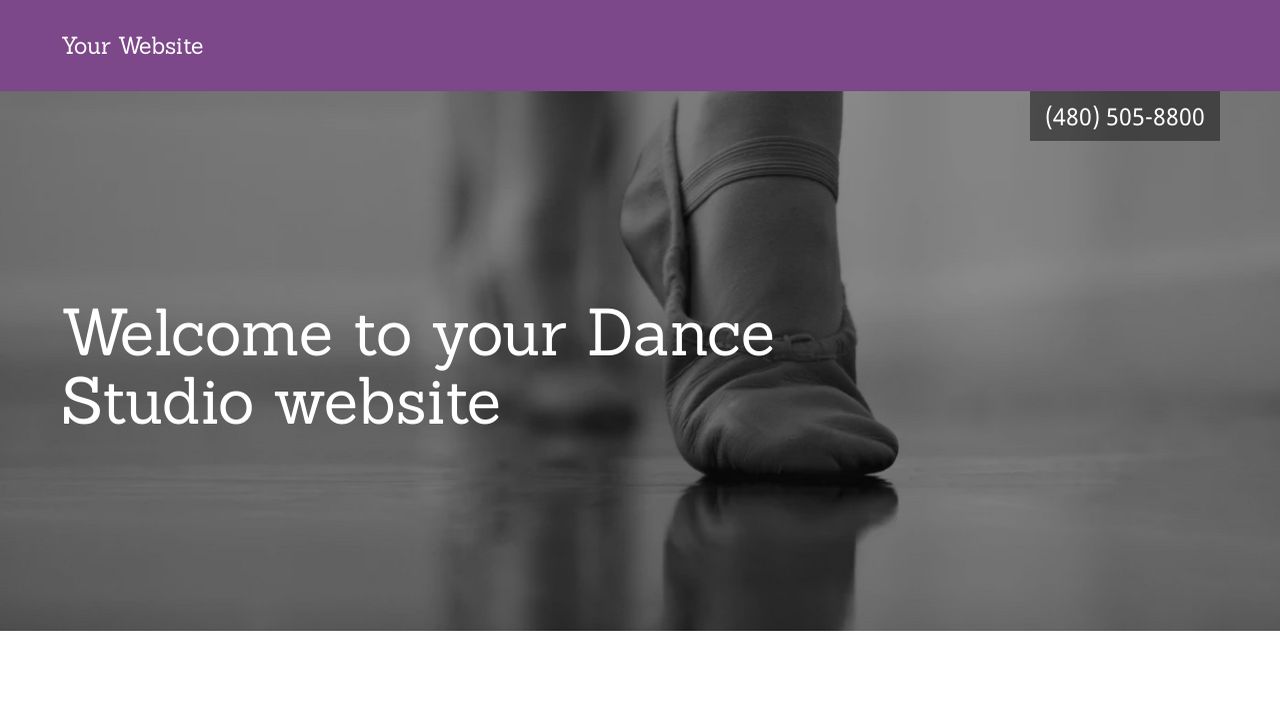 Dance Studio Website Templates GoDaddy Dance Studio Website Templates GoDaddy