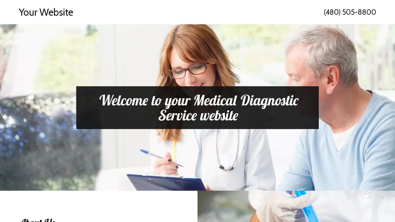 Medical Diagnostic Service Website Templates GoDaddy