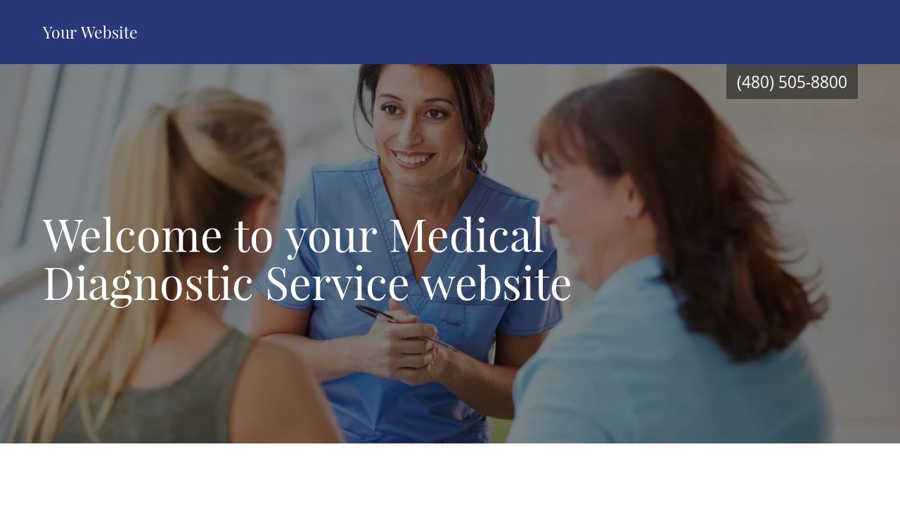 Medical Diagnostic Service site Templates GoDaddy