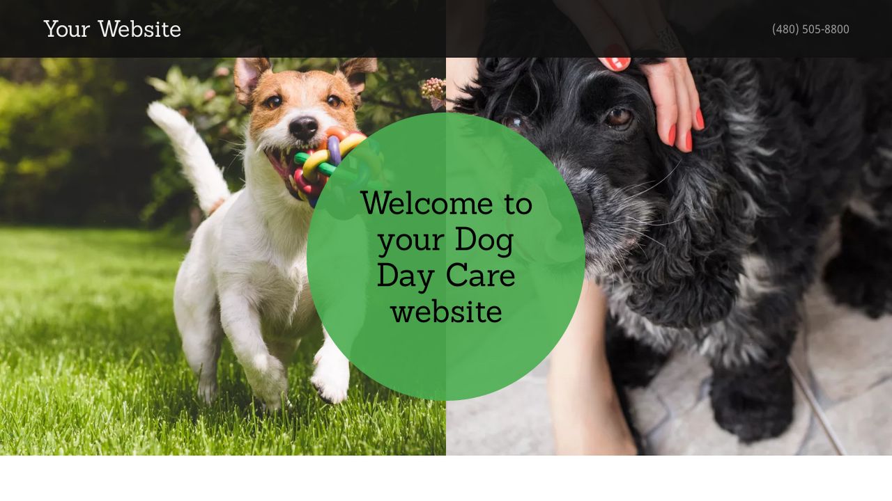 Dog Day Care Website Templates GoDaddy