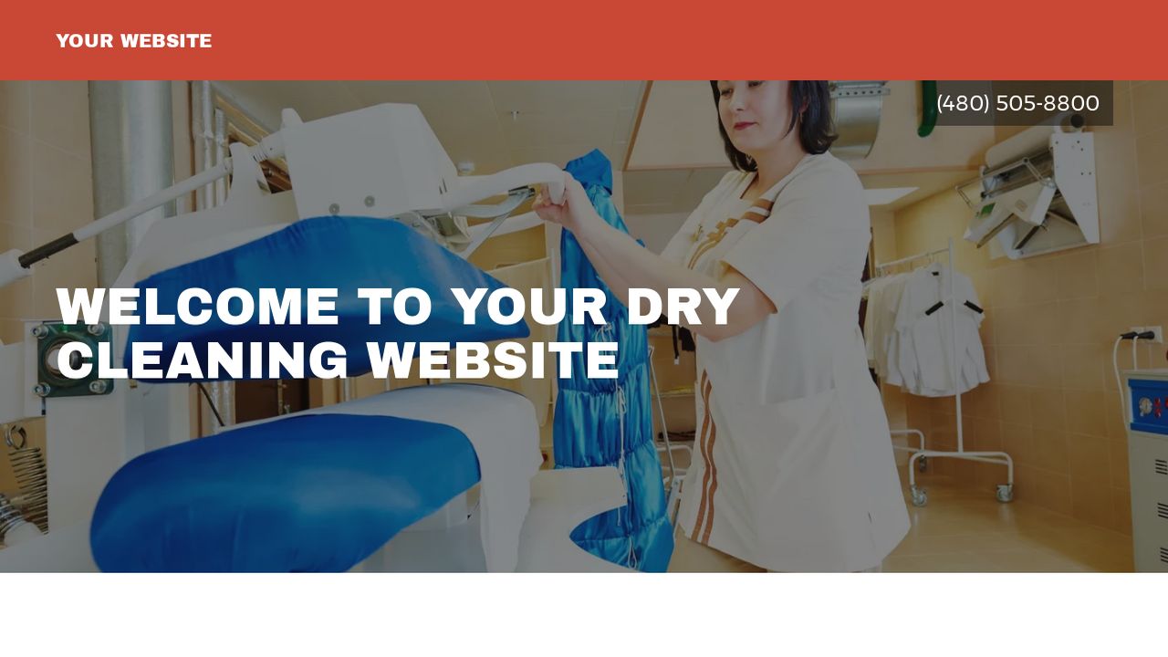 Dry Cleaning Website Templates GoDaddy