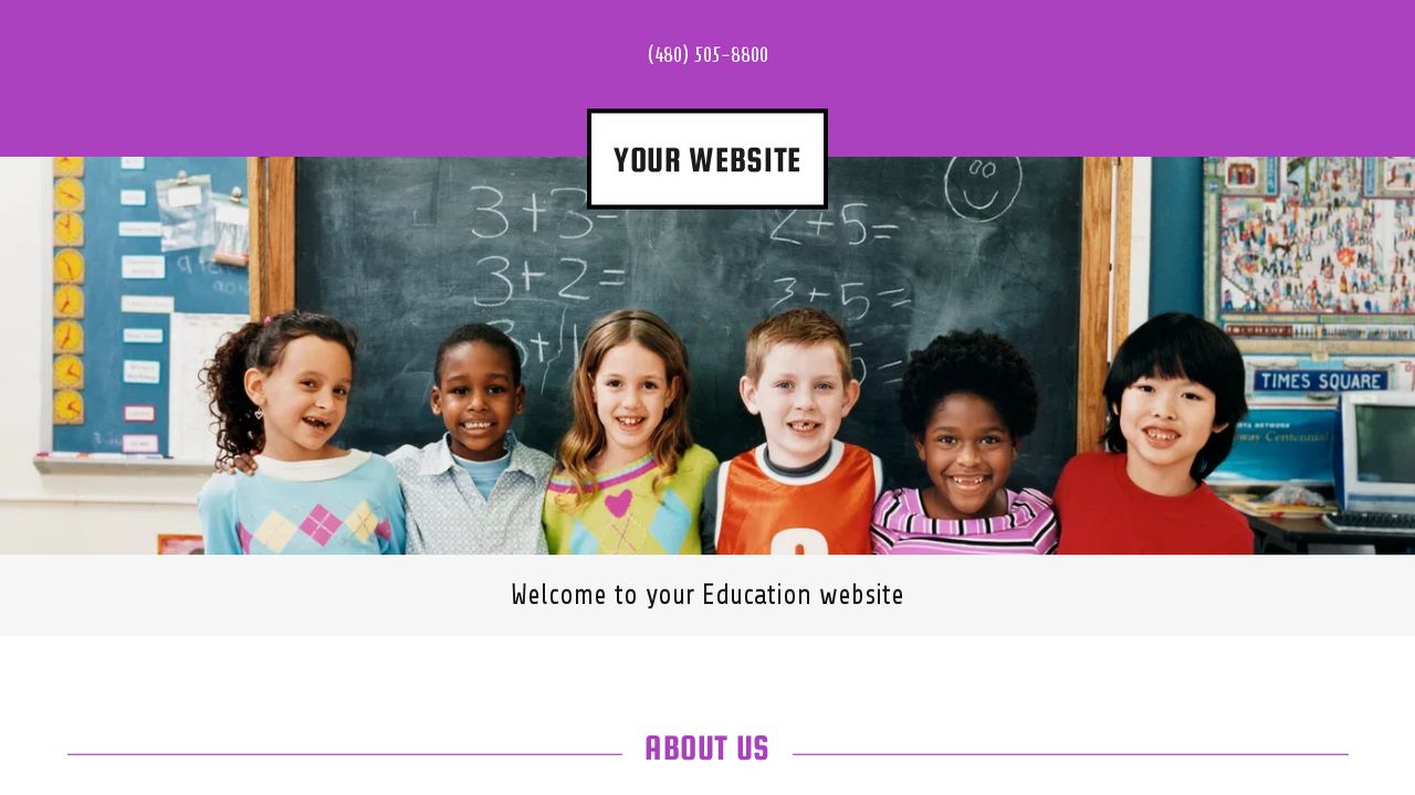 Education Website: Example 6
