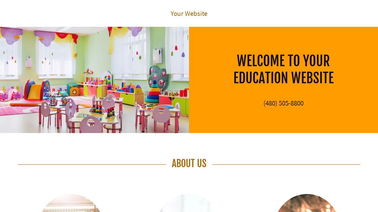 Education Website: Example 9