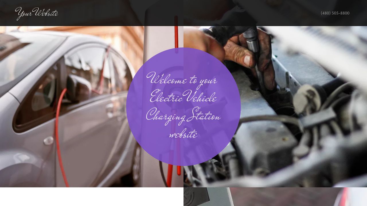 Electric Vehicle Charging Station Website Templates GoDaddy