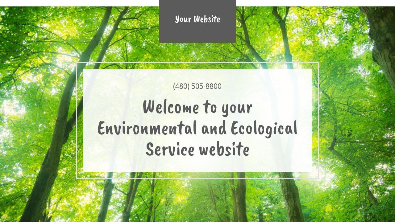 Example 13 Environmental and Ecological Service Website Template GoDaddy