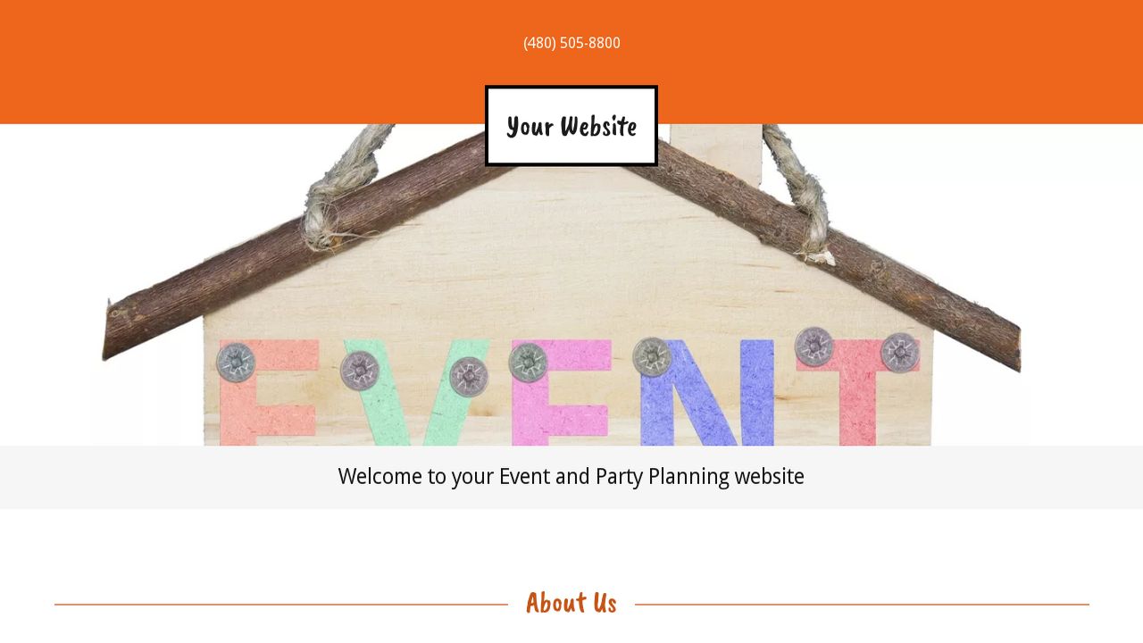 Event and Party Planning Website: Example 18