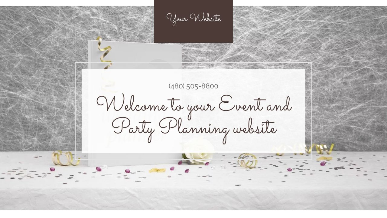 Event and Party Planning Website: Example 7