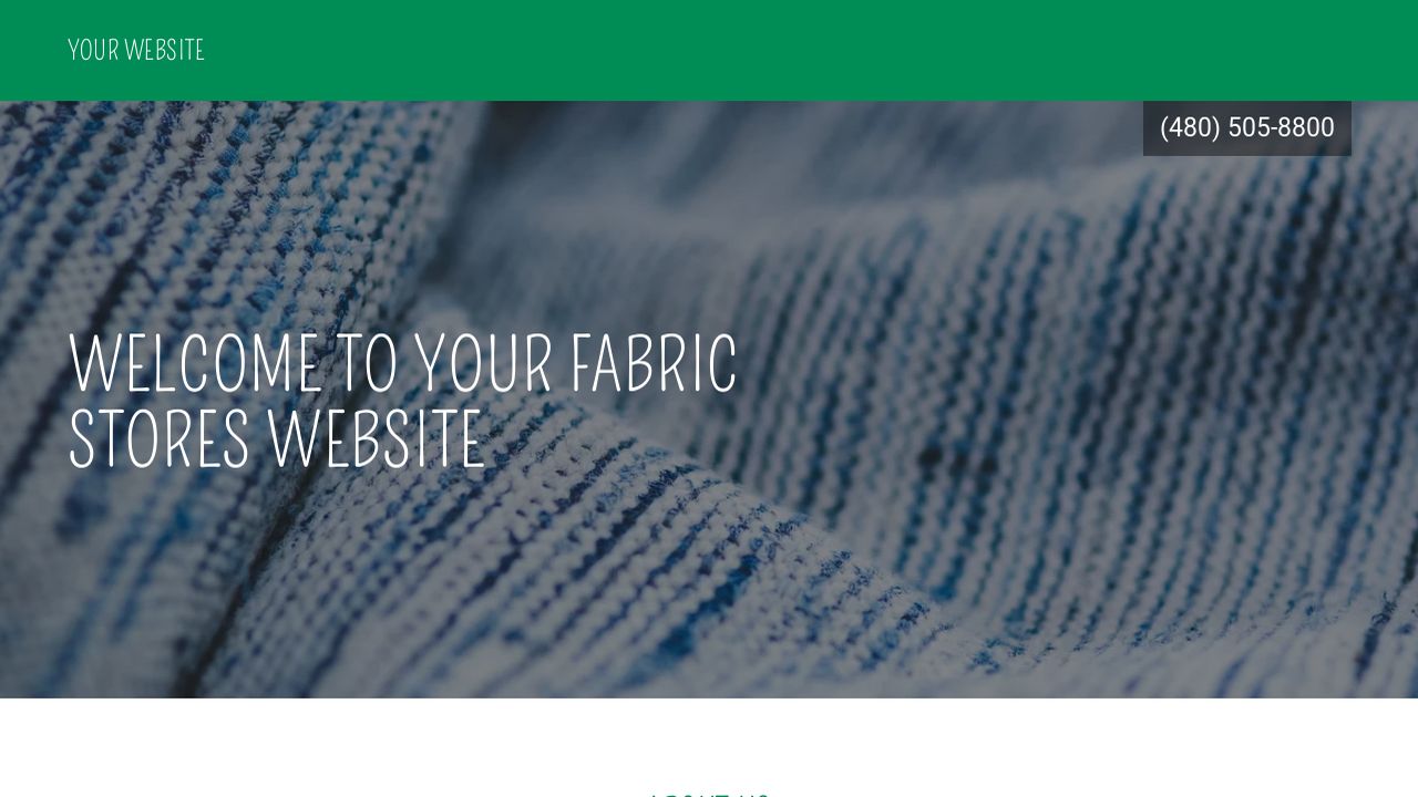 Fabric Stores Website Templates | GoDaddy