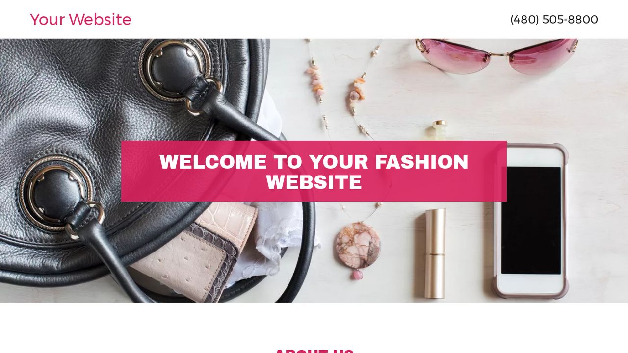 Fashion Website: Example 14