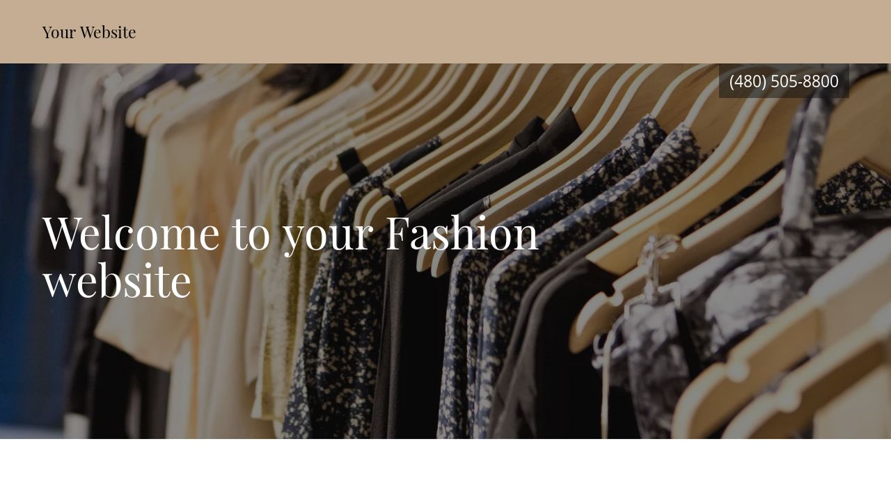 Fashion Website: Example 9
