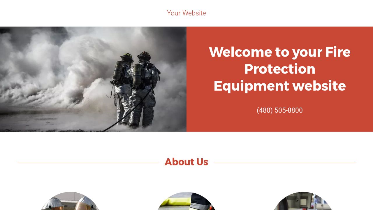 Fire Protection Equipment site Templates GoDaddy