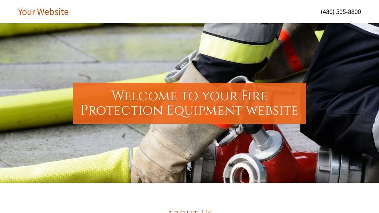 Fire Protection Equipment site Templates GoDaddy
