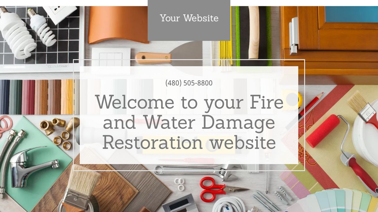 Fire and Water Damage Restoration site Templates GoDaddy