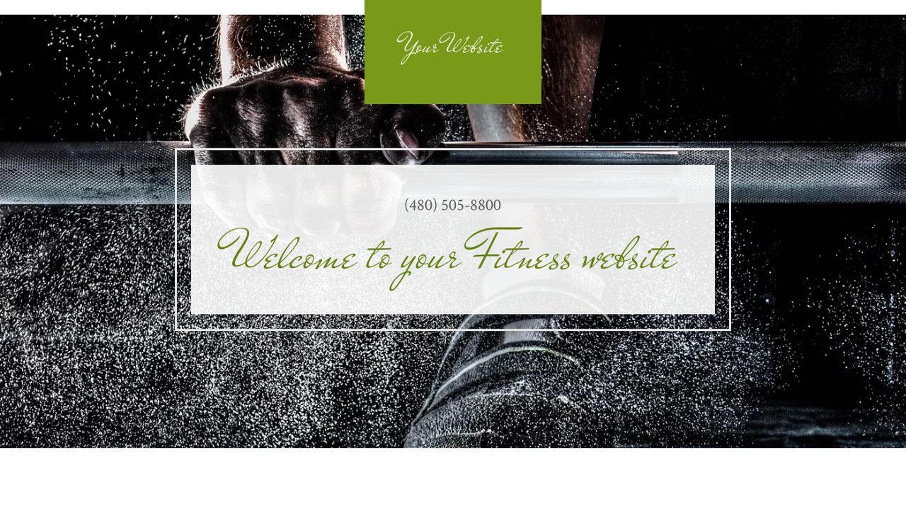 Fitness Website: Example 16