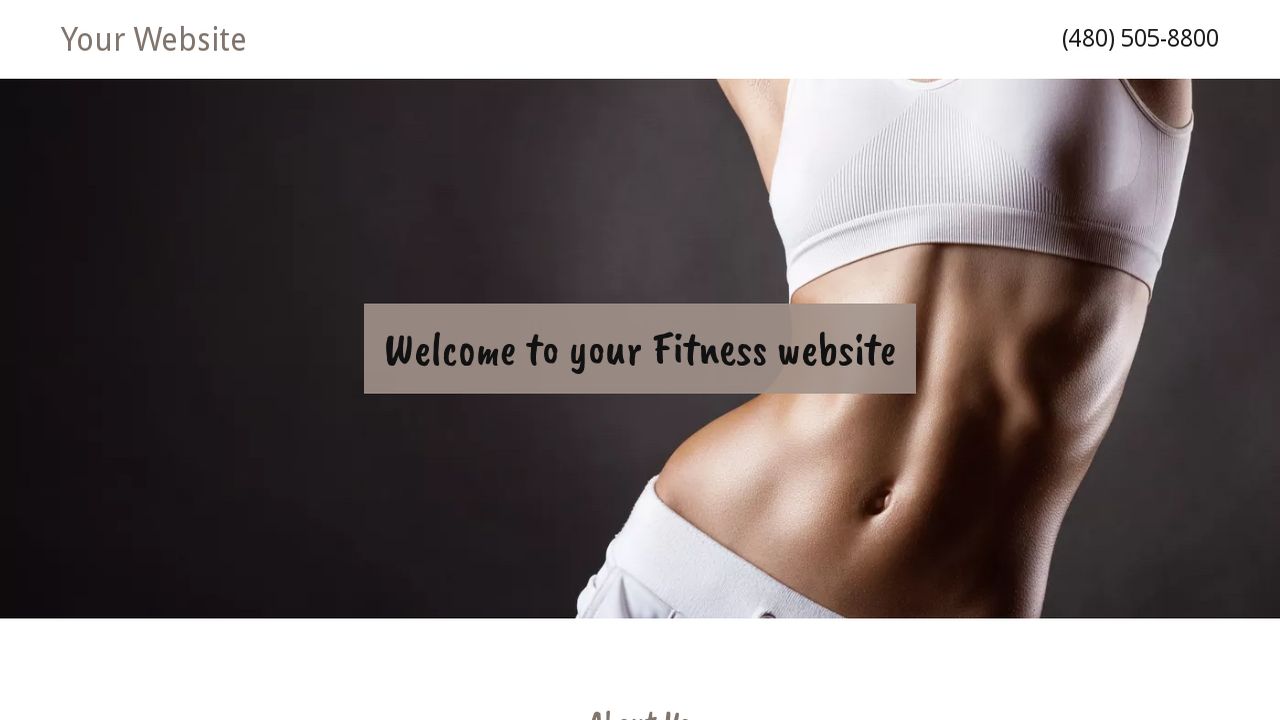 Fitness Website: Example 5