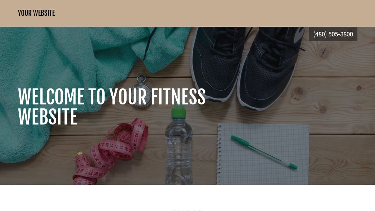 Fitness Website: Example 6