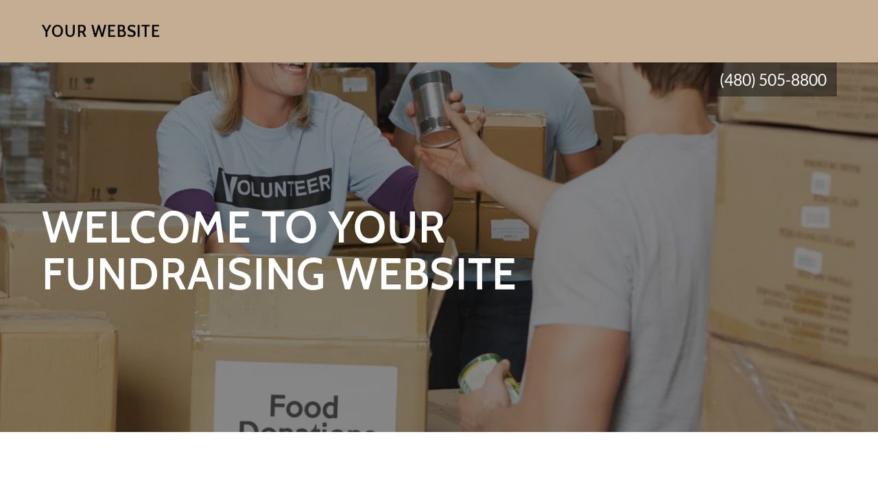 fundraising website templates godaddy fundraiser website templates