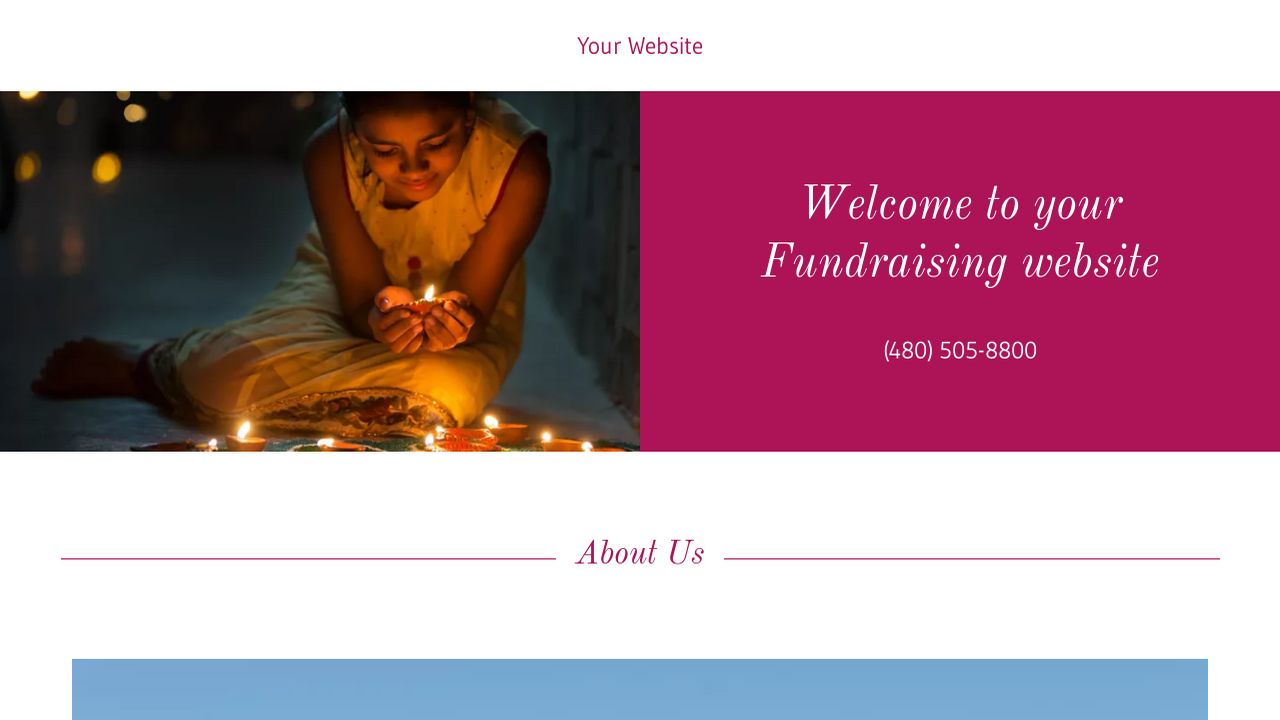 fundraising website templates godaddy fundraiser website templates