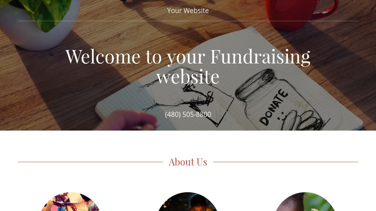 fundraising website templates godaddy fundraiser website templates