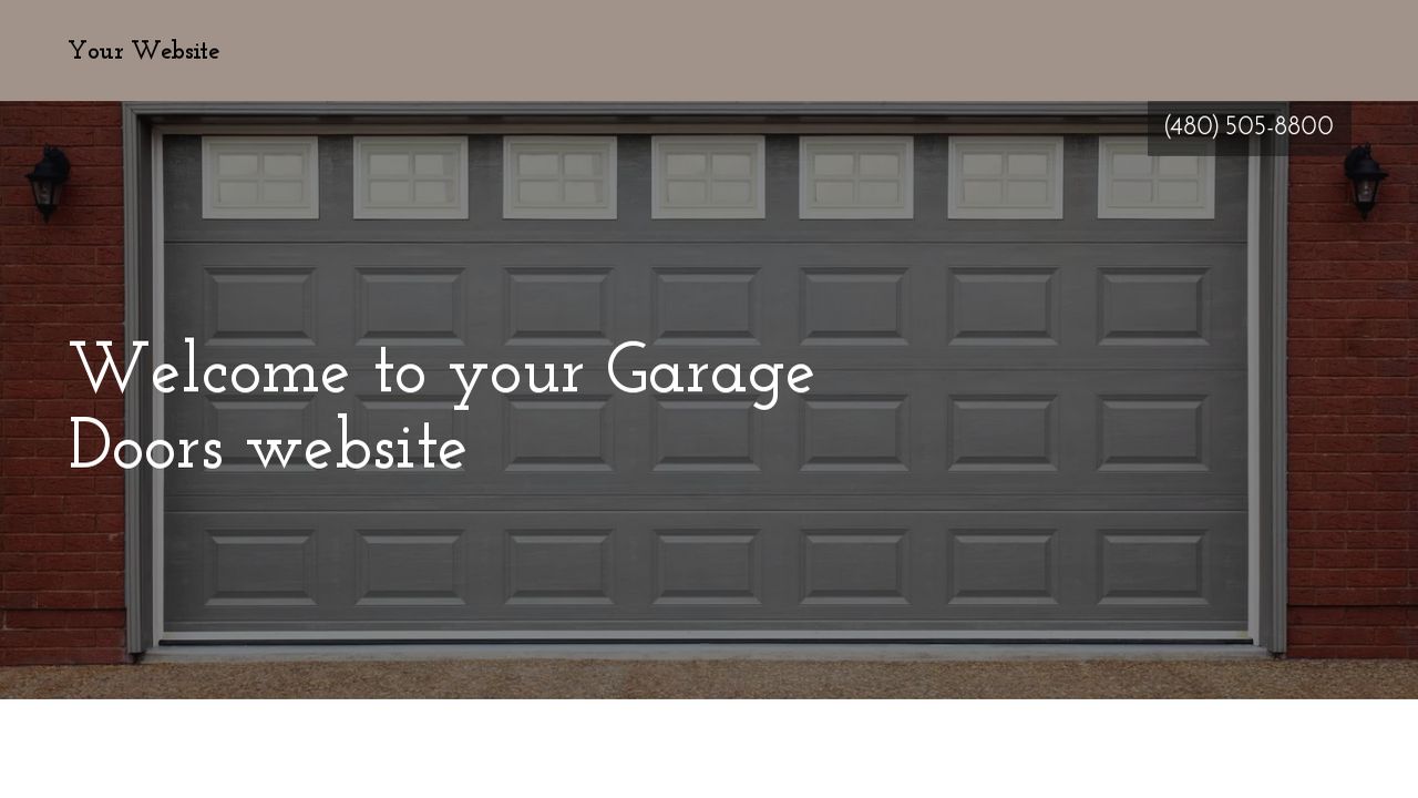 code my account google confirmation of 14 Website  GoDaddy  Example Doors Garage Template