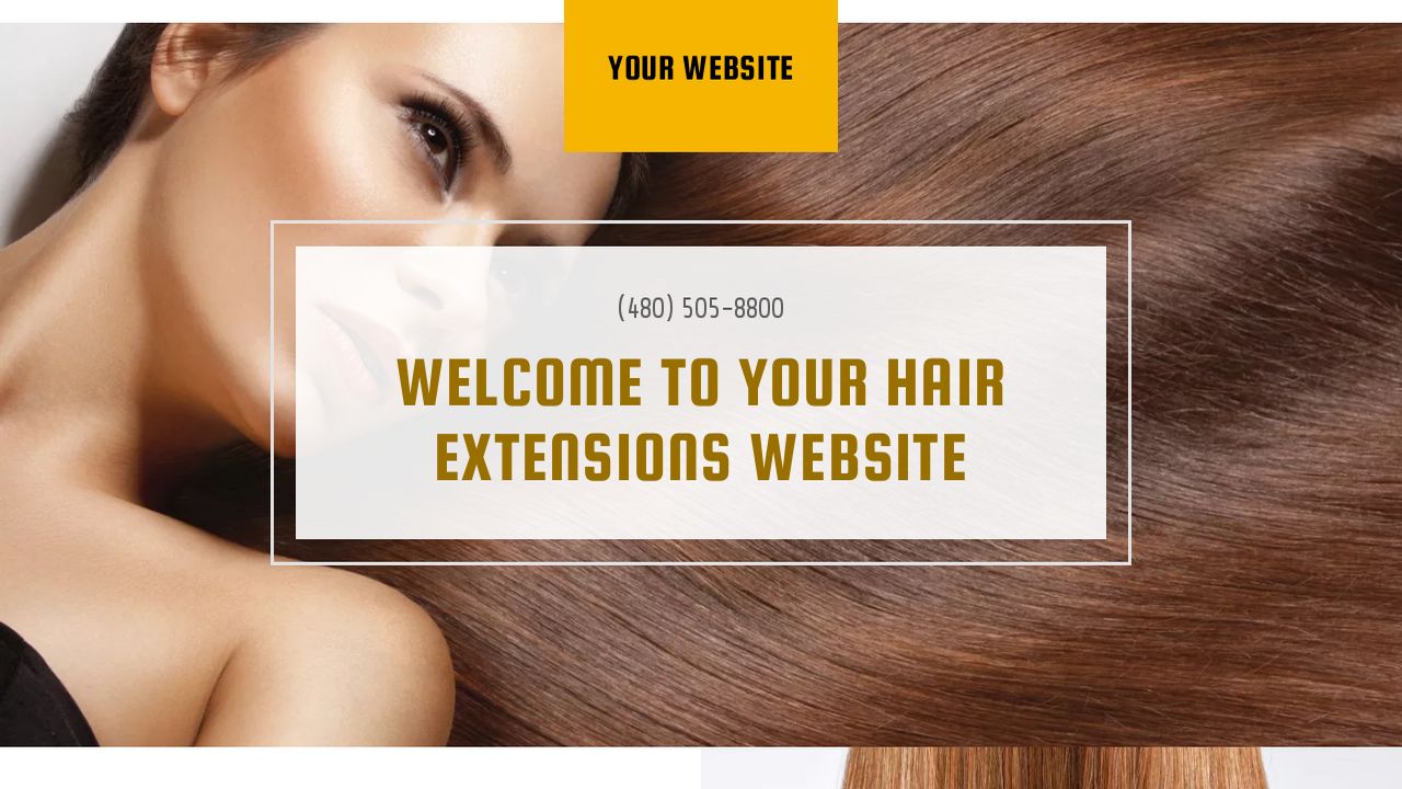 Hair Extensions Website Templates GoDaddy