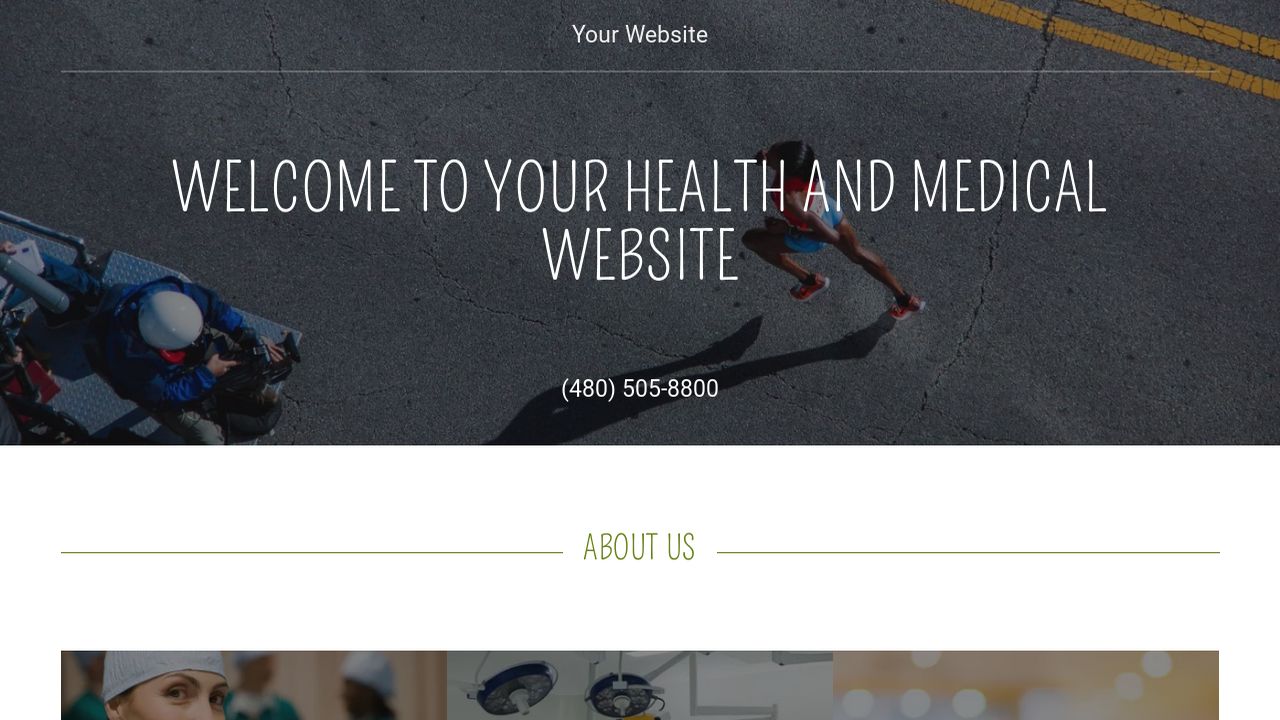 Health and Medical Website: Example 16