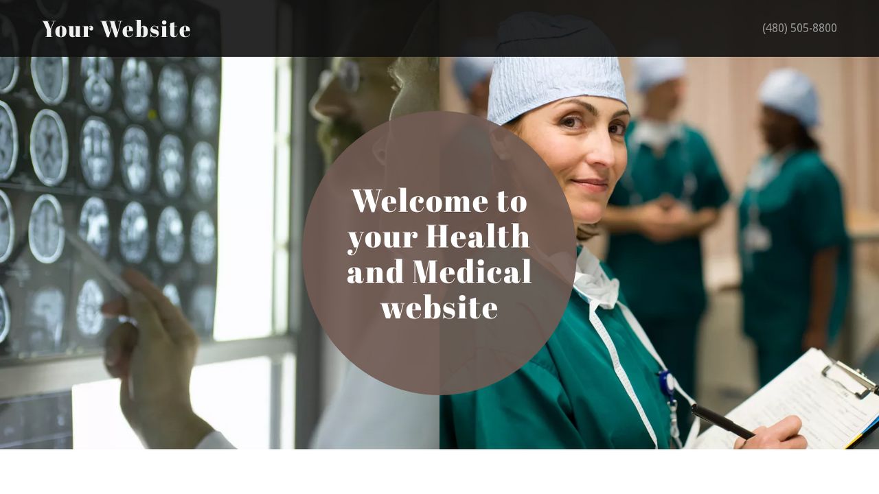 Health and Medical Website: Example 17