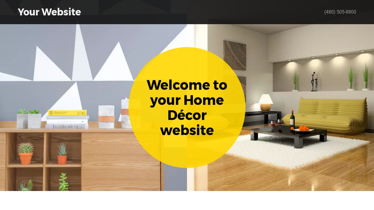  Home  D cor Website Templates  GoDaddy