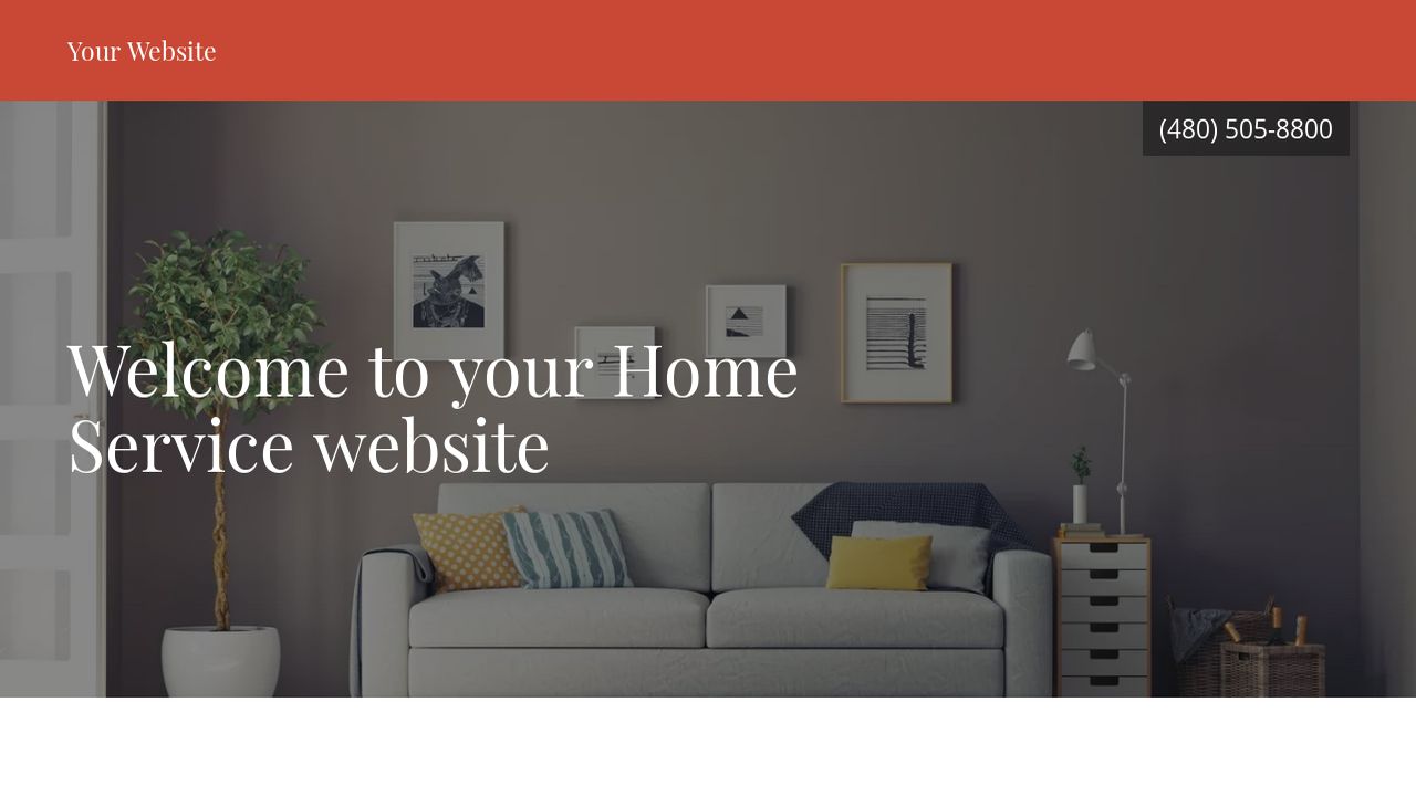 Home Service Website: Example 10