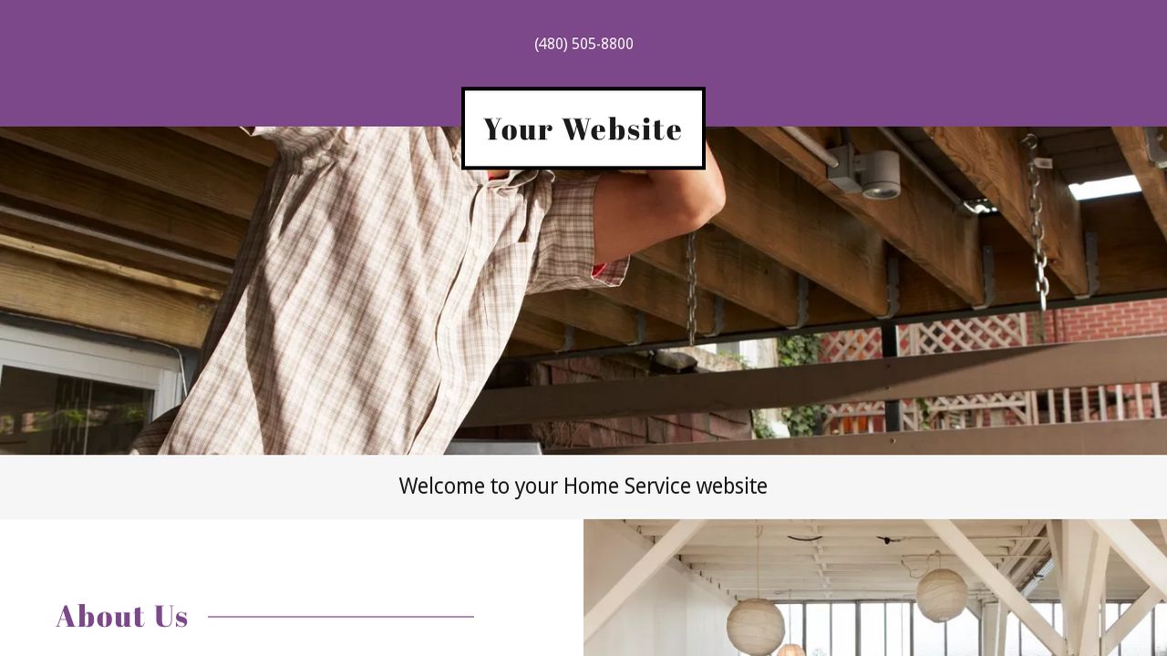 Home Service Website: Example 14