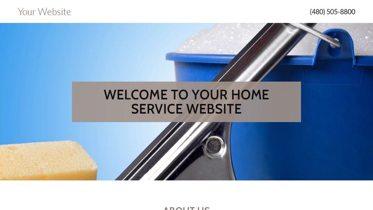 Home Service Website: Example 18