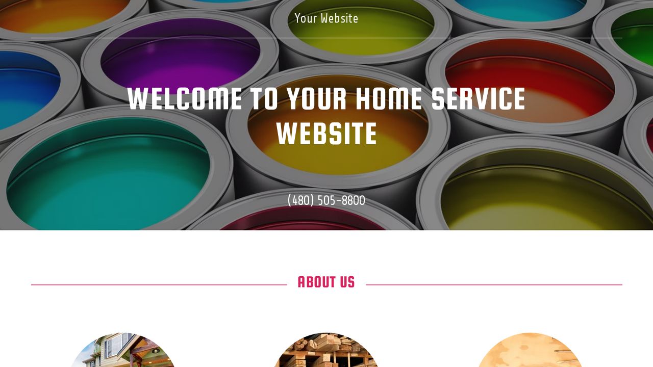 Home Service Website: Example 5