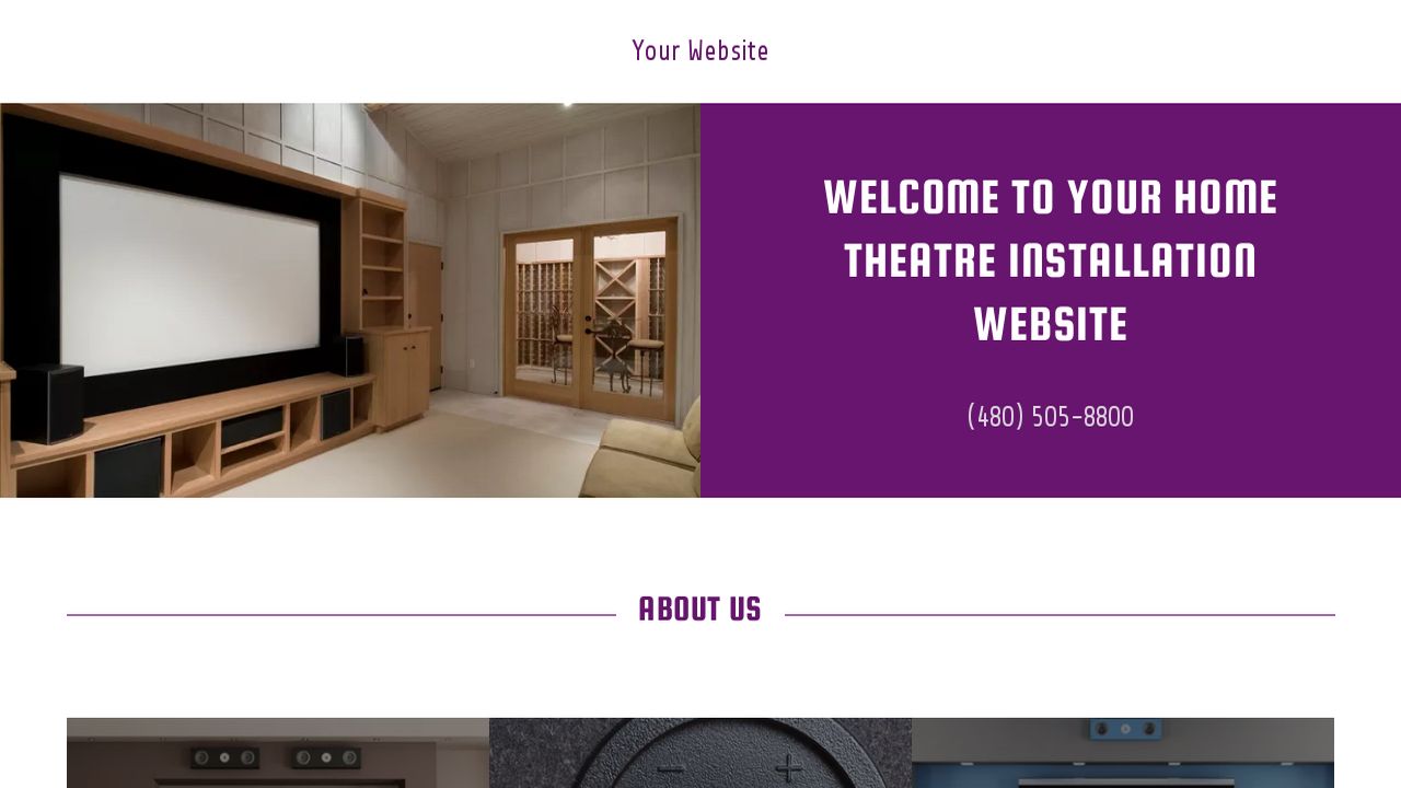Canton Sound Home Theater Website
