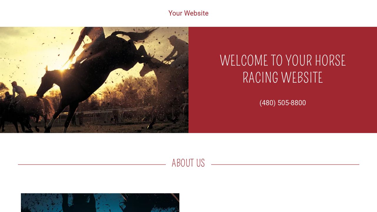 Horse Related Web Site Templates