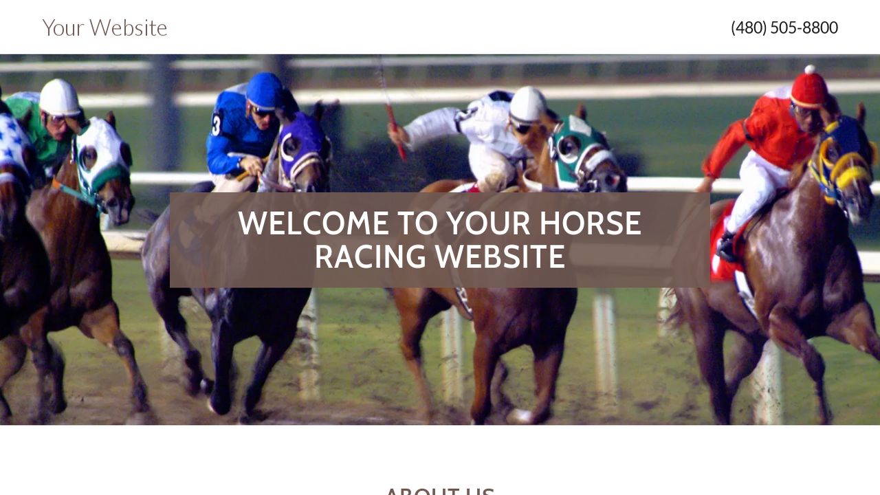 Horse Racing Website Templates | GoDaddy