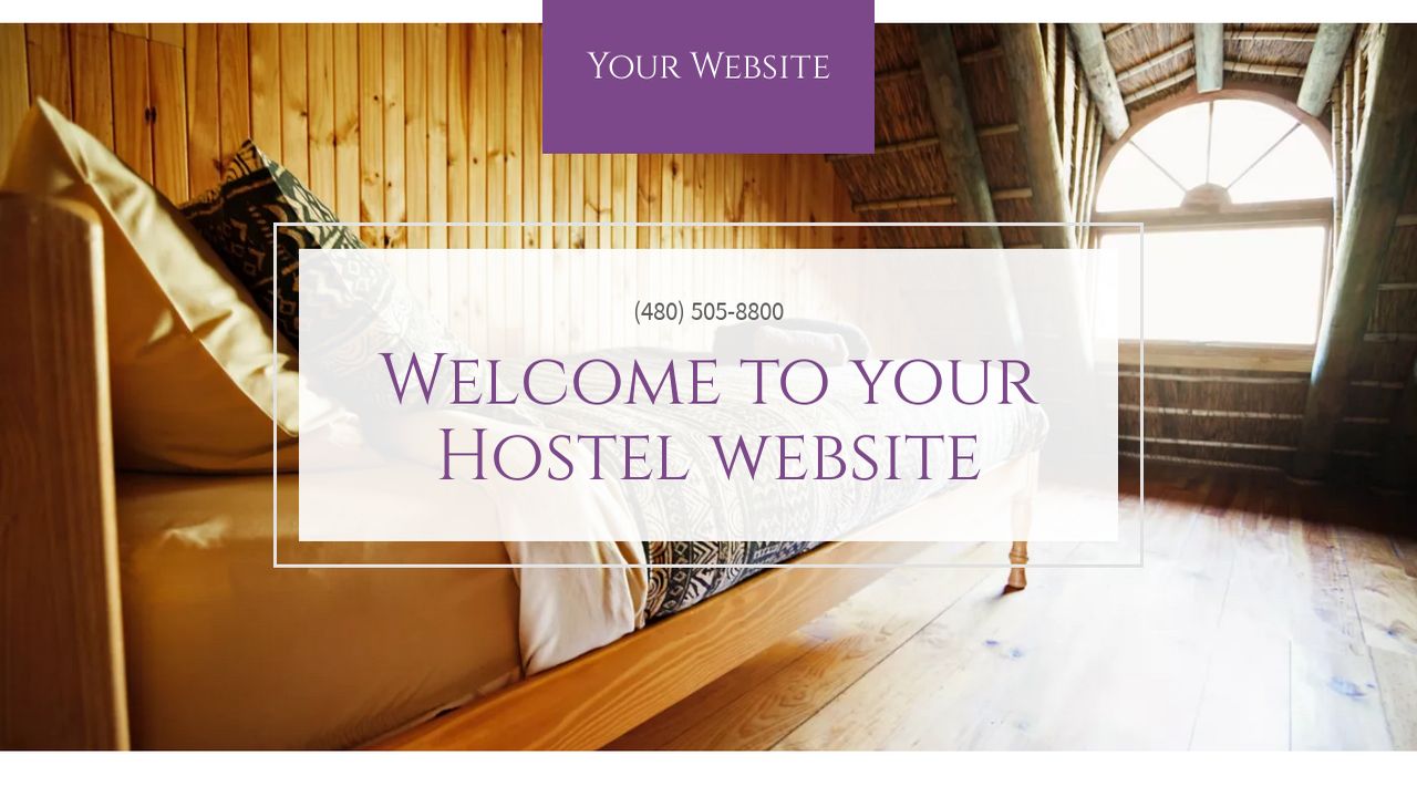 Example 17 Hostel Website Template GoDaddy