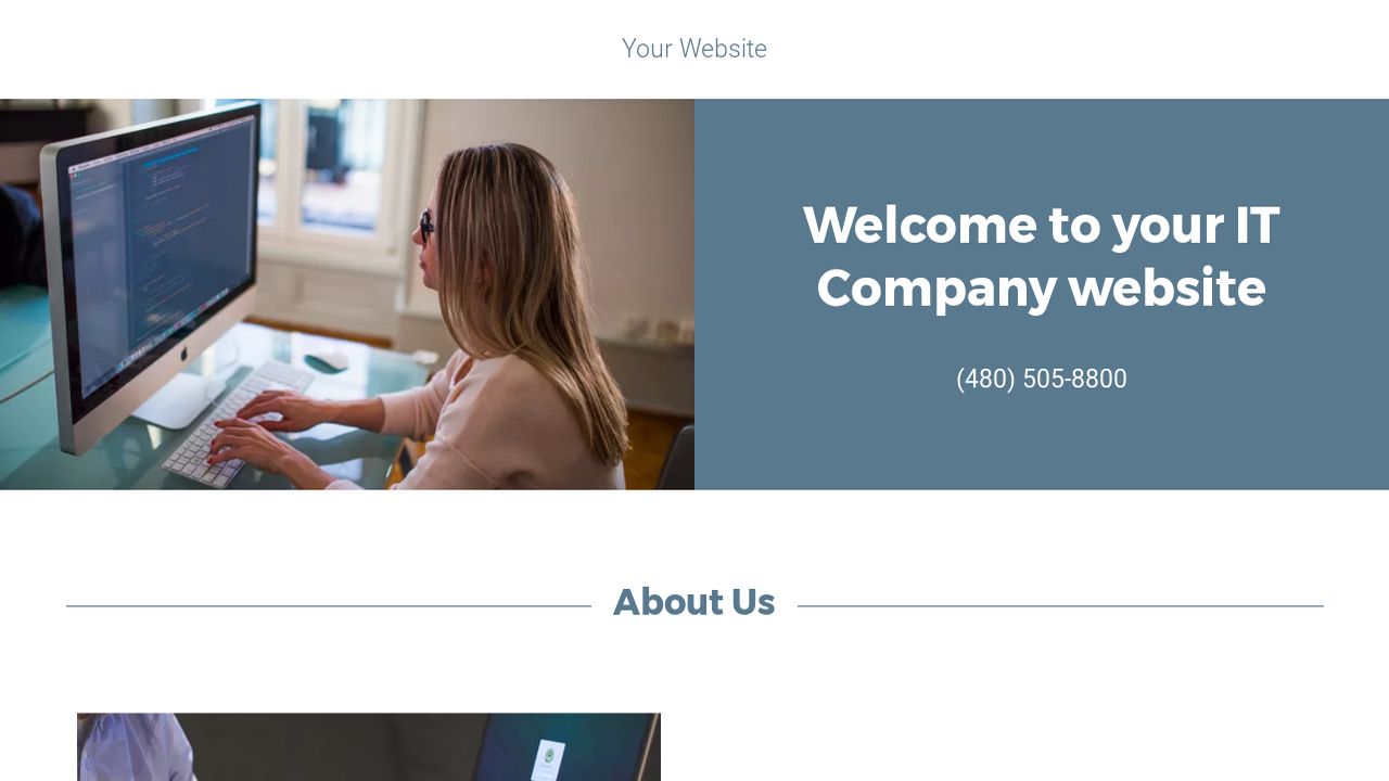 IT Company Website: Example 11