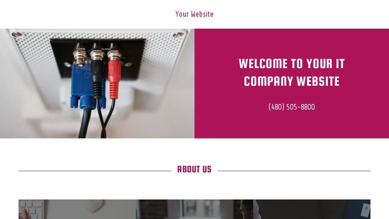 IT Company Website: Example 18