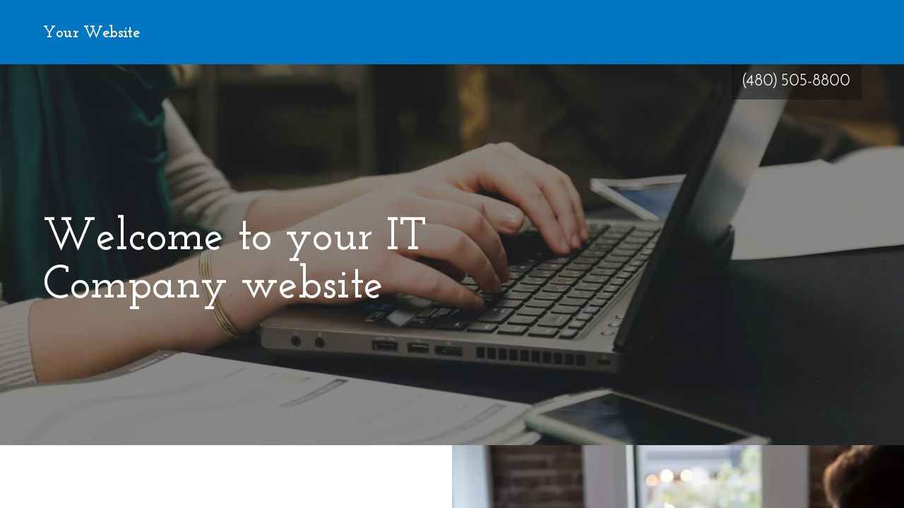 IT Company Website: Example 2