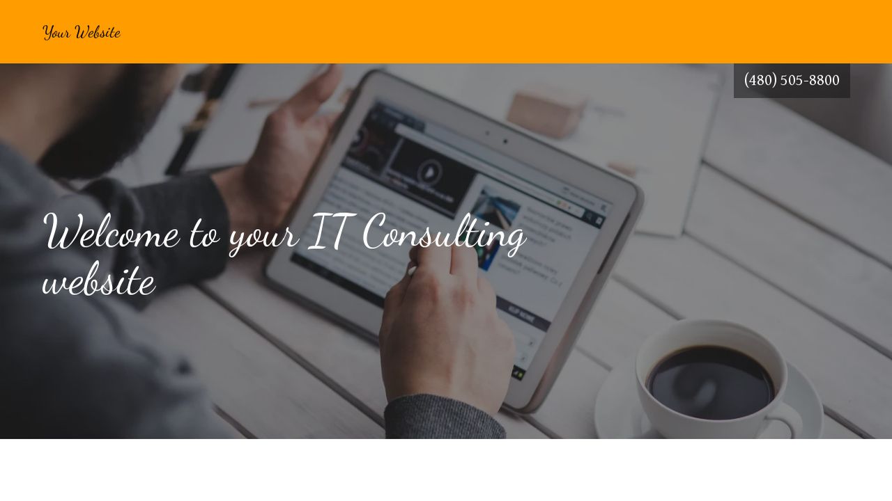 IT Consulting Website: Example 4