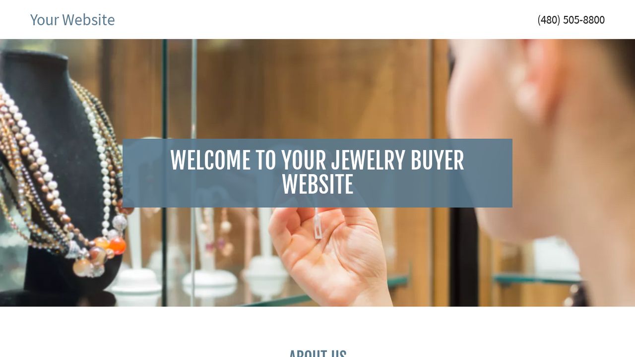 Jewelry Buyer Website Templates  GoDaddy