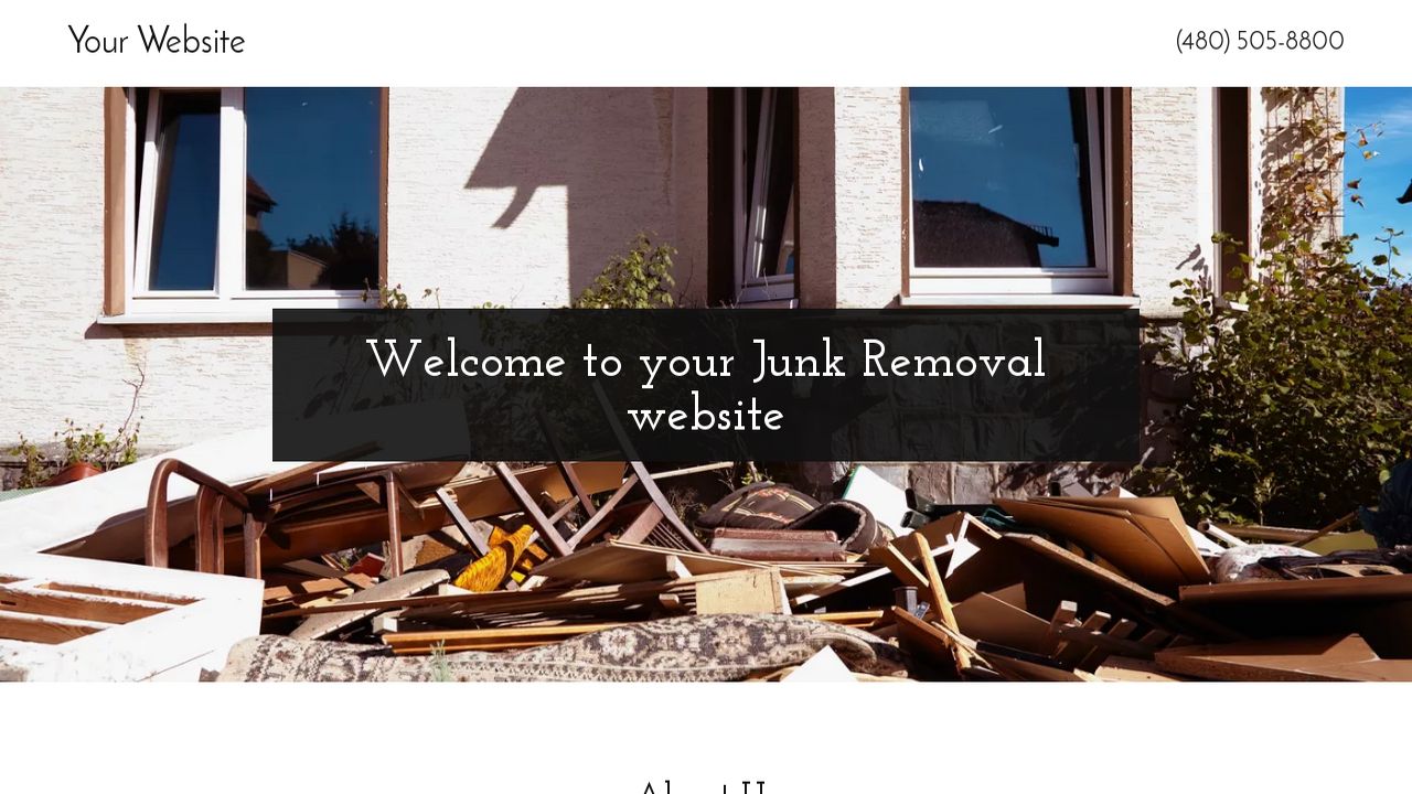 Example 8 Junk Removal Website Template GoDaddy Example 8 Junk Removal Website Template GoDaddy