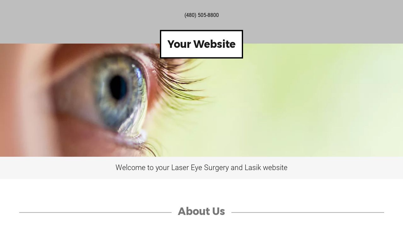 Example 16 Laser Eye Surgery and Lasik Website Template