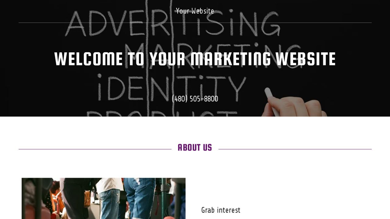 Marketing Website: Example 13