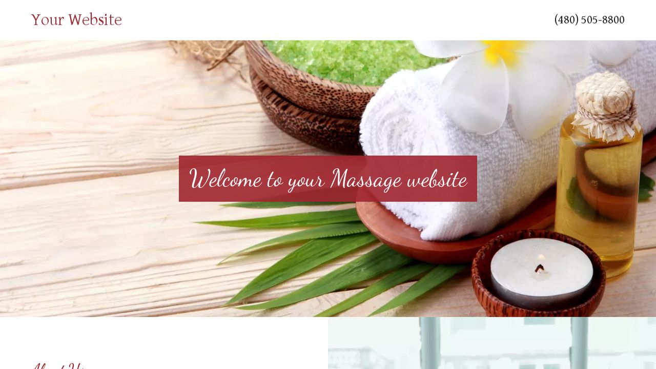 Massage Website Templates GoDaddy