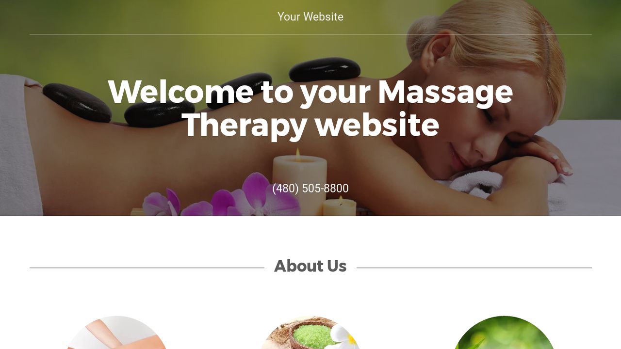 Massage Therapy Website Templates | GoDaddy
