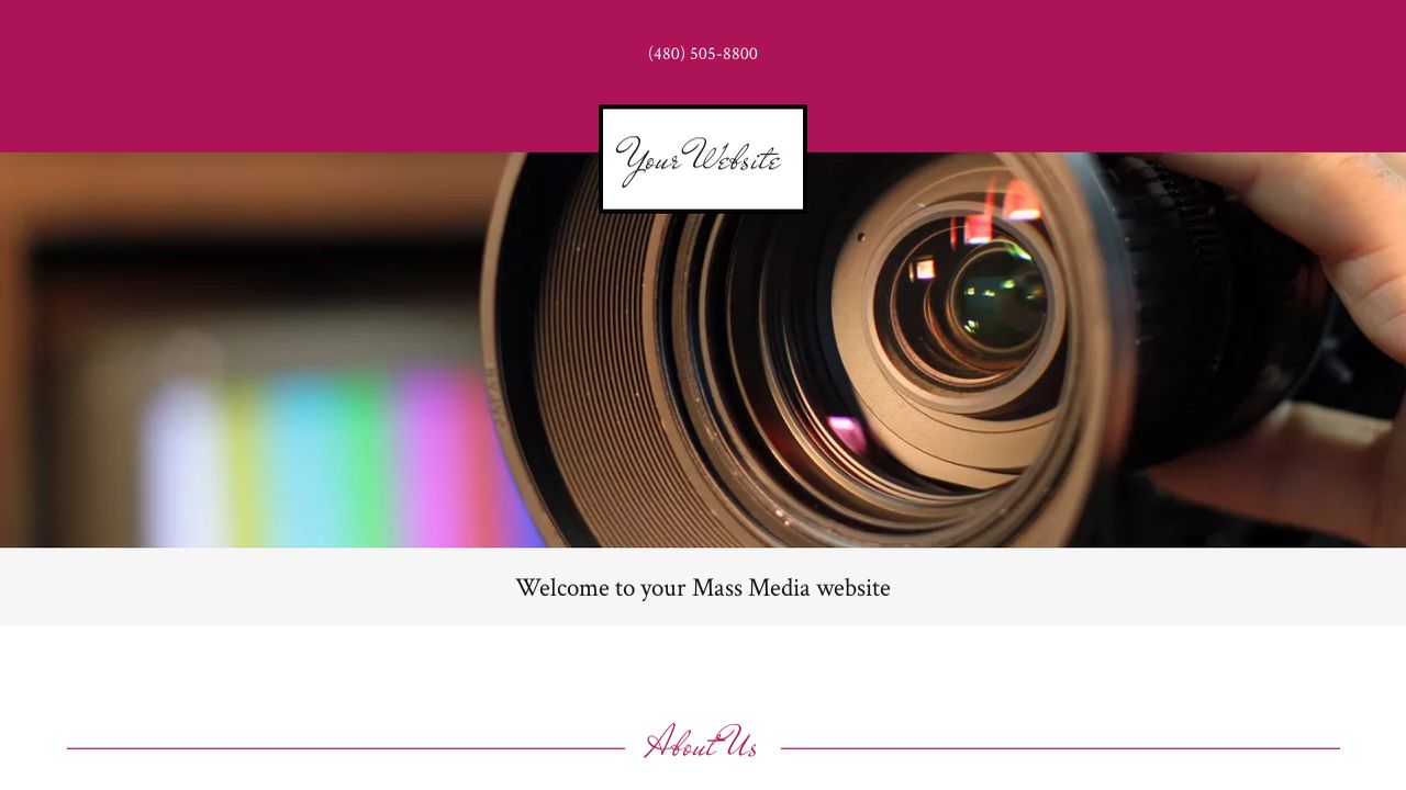 Mass Media Website: Example 18