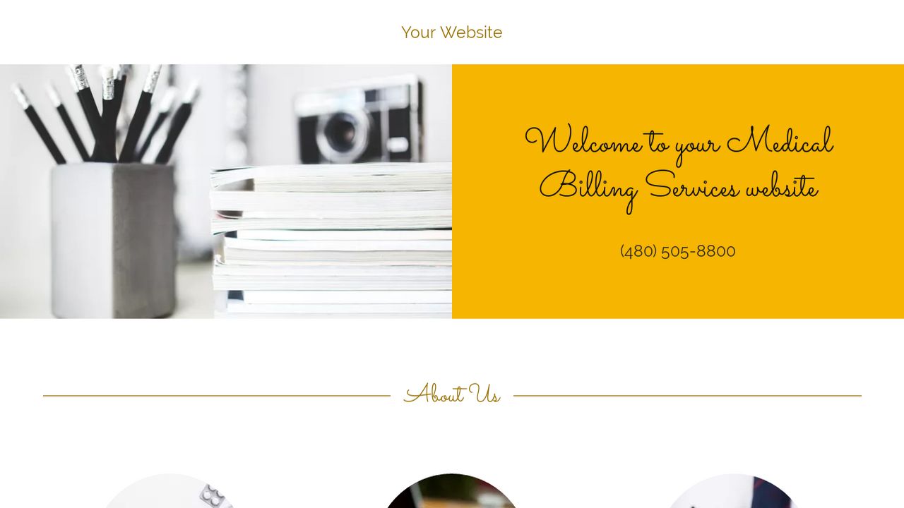 Medical Billing Services Website Templates GoDaddy